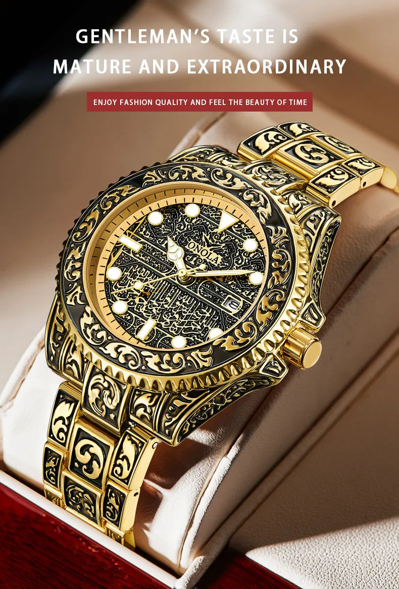 ONOLA Brand Vintage Men's Watch
