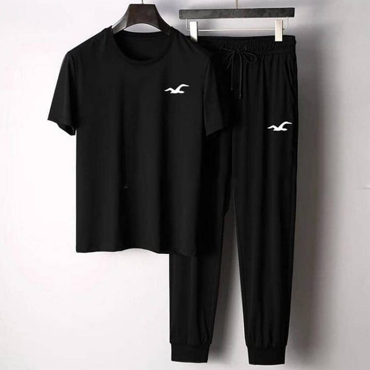 Men's Workout Sportswear Tracksuit (Top + Bottom)