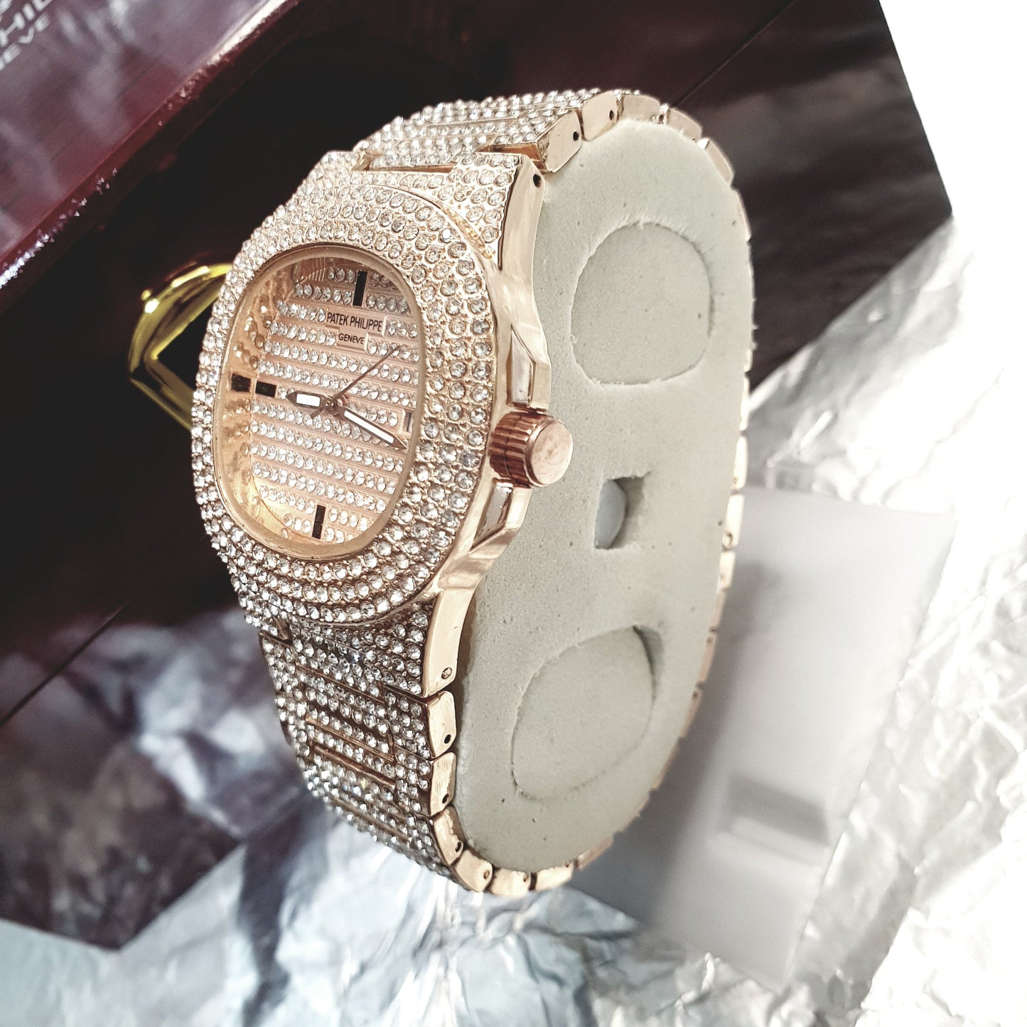 Patek Philippe Rose Gold Stone Nautilus Masterpiece