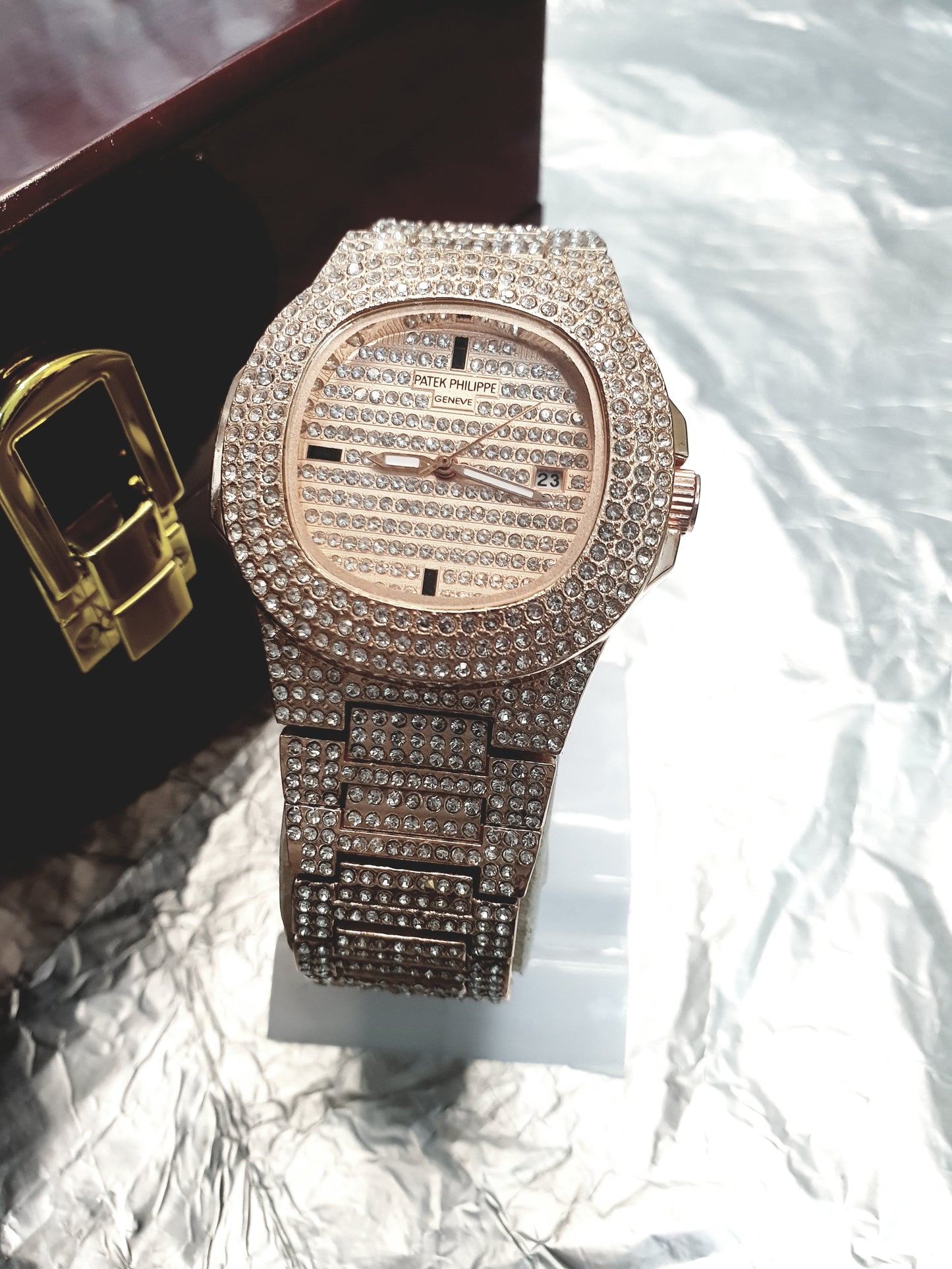 Patek Philippe Rose Gold Stone Nautilus Masterpiece