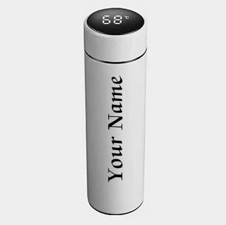 LCD Temperature Display Water Bottle | Customizable