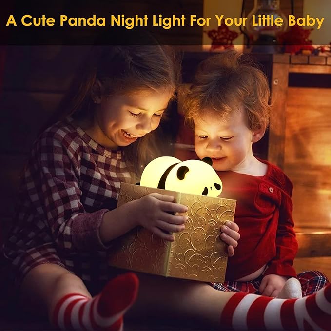 Children's Night Light, Panda Lamp, Dimmable, Cute Panda LED Bedside Lamp