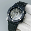 Hublot Big Bang Chronograph Full Black Stainless Steel Watch Master Copy