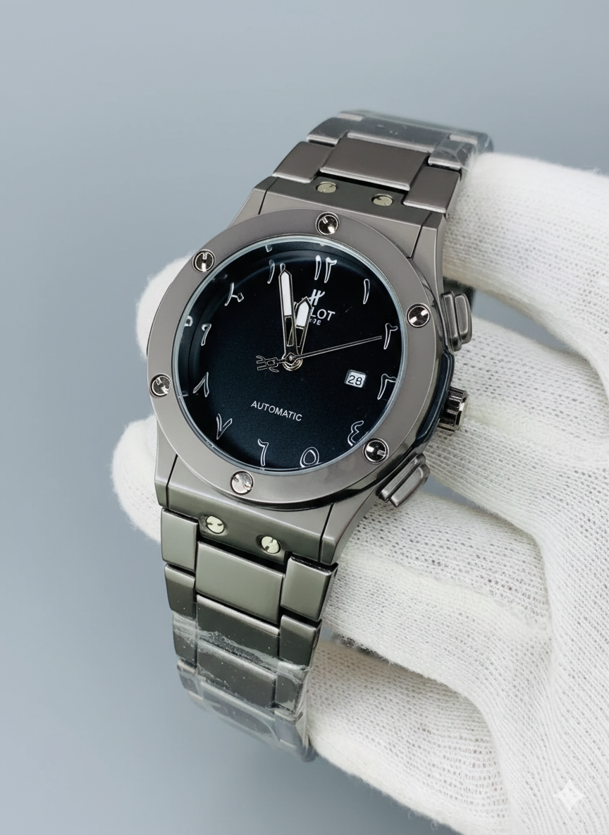 Hublot Big Bang Grey Titanium Black Dial Arabic Numeral Watch Master Copy