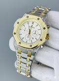 Audemars Piguet Royal Oak Chronograph Two-Tone Gold & Silver Watch Master Copy