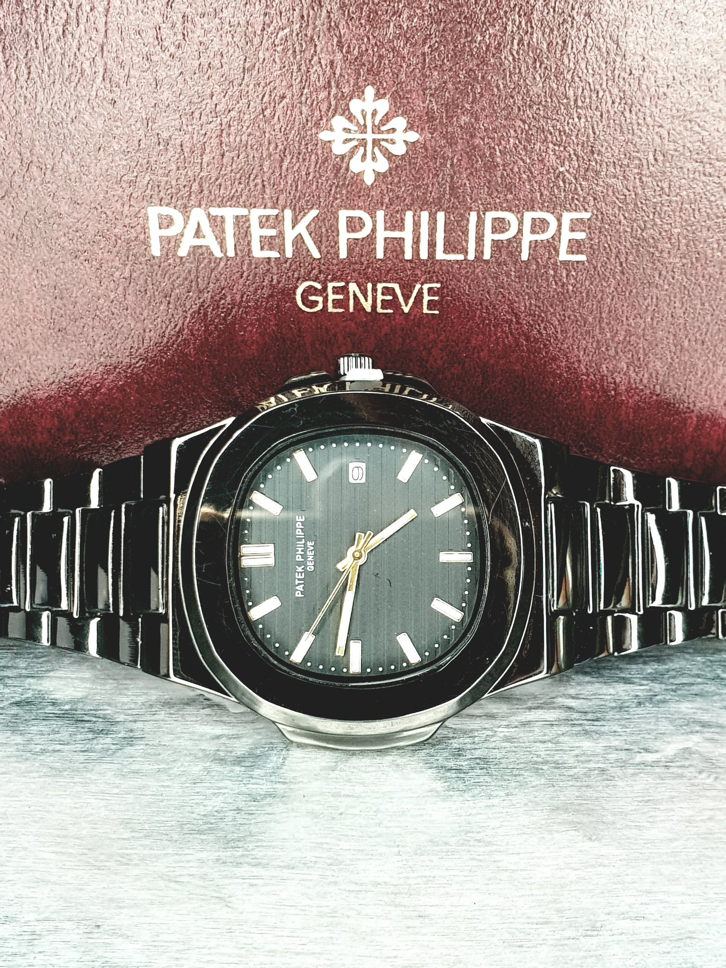 Patek Philippe Geneve Luxury All-Black Chain Watch Master Copy