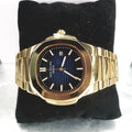 Patek Philippe Geneve Luxury Golden Chain Watch Master Copy - Blue Dial