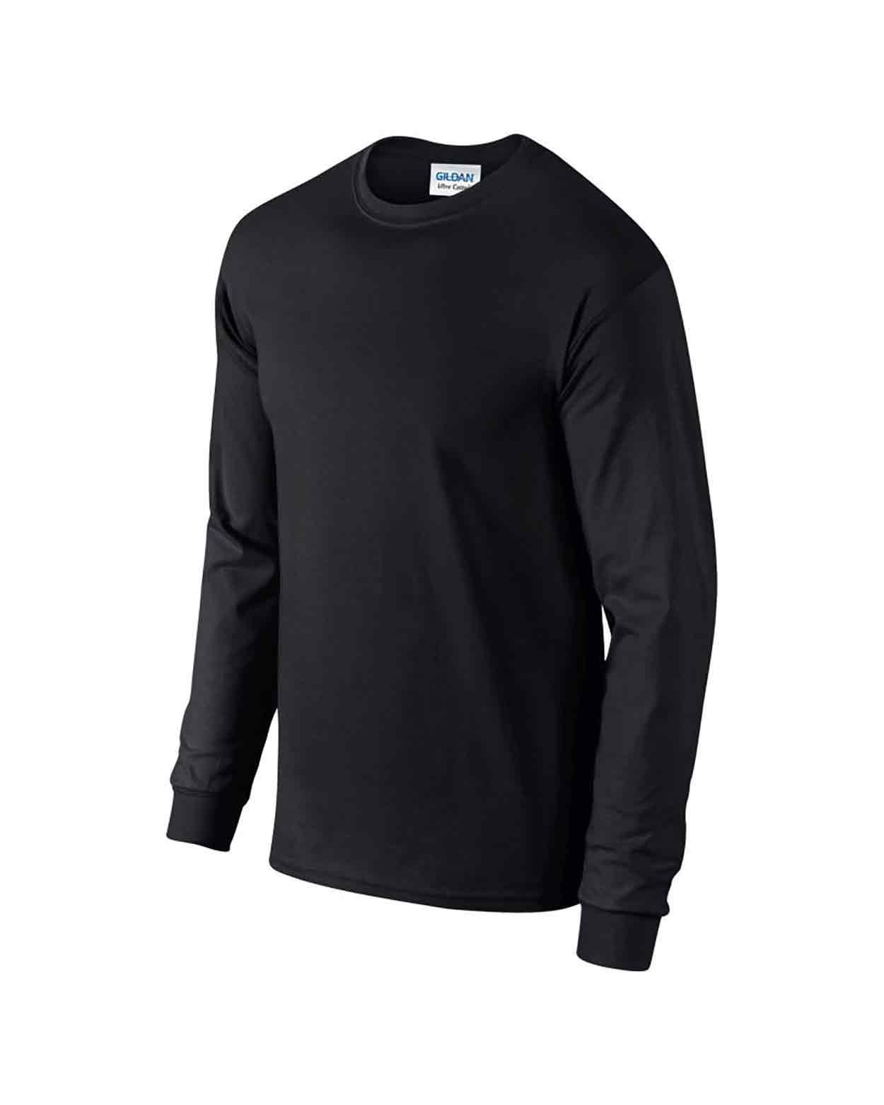 Black Simple Sweatshirt in Export Quality Fabric | Full Sleves