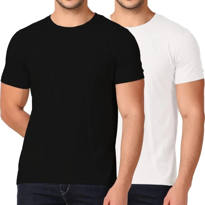 Pack of 2 Summer T-Shirts in Export Quality Fabric for Men and Women