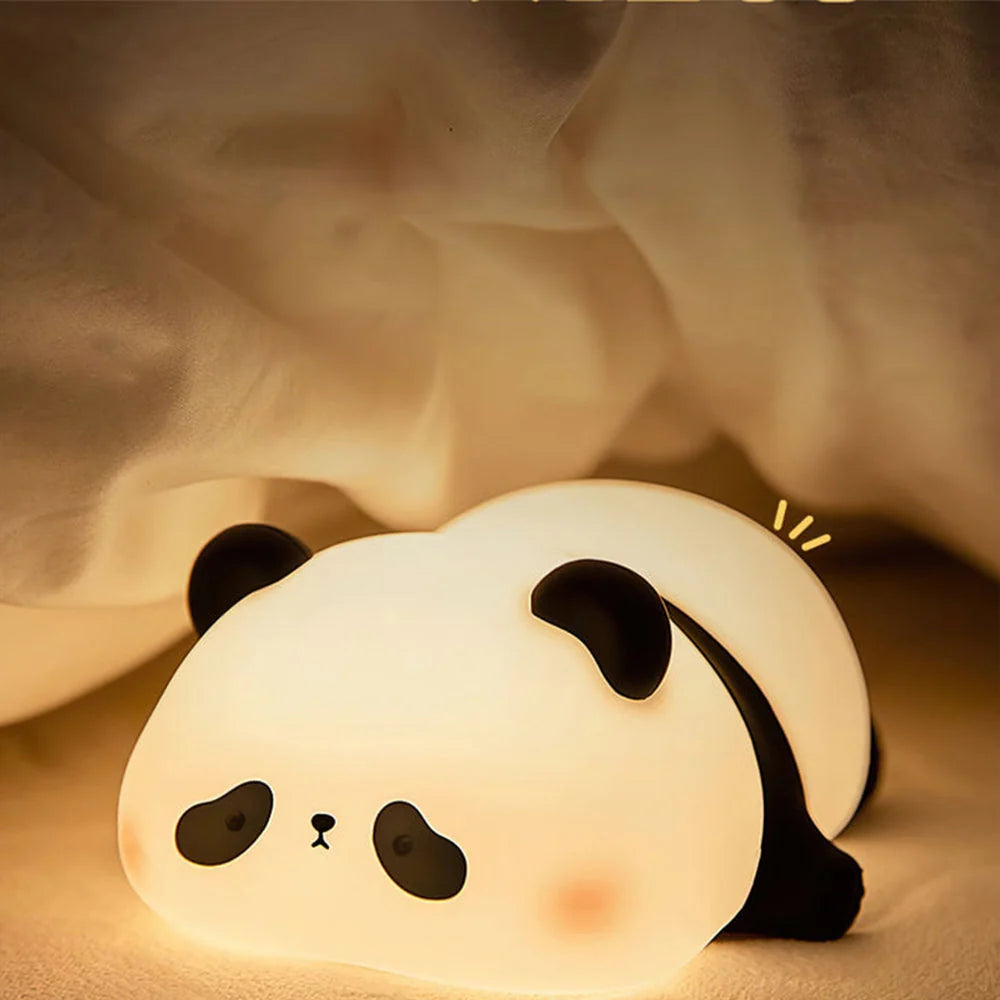 Children's Night Light, Panda Lamp, Dimmable, Cute Panda LED Bedside Lamp